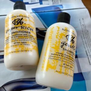 Bumble and bumble Be Gentle shampoo and Super Rich Conditioner bundle 250ml ech.